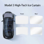 tesla model 3 sunshade white