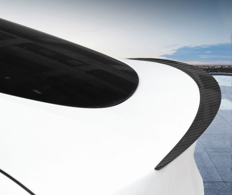 model y carbon fiber spoiler